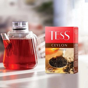 Tess Ceylon черный листовой чай, 100 г