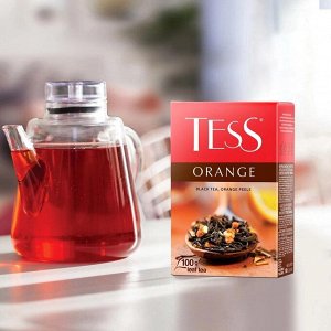 Tess Orange черный листовой чай, 100 г
