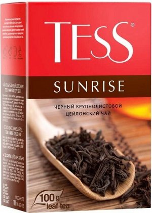 Tess Sunrise черный листовой чай, 100 г