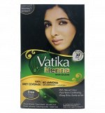 DABUR VATIKA NATURALS / Краска для волос на основе натуральной хны (Черный) 60г.
