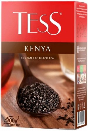 Чай гранулированный Tess Kenya, черный, листовой, 200 г