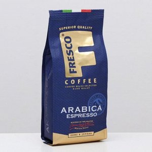 Кофе FRESCO Arabica Espresso 200г, зерно, пакет х 8