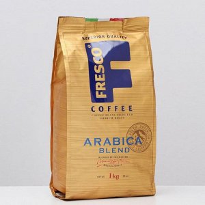 Кофе FRESCO Arabica Blend 1000г, зерно, пакет х 5