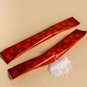 Набор сахара в стиках «Ты мой сладкий сахар», 5 гр. х 20 шт.
