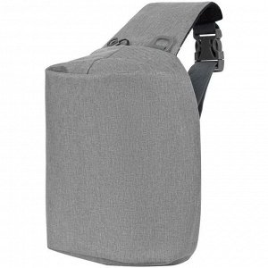 Рюкзак на одно плечо Tweed серый, 24х34х13 см