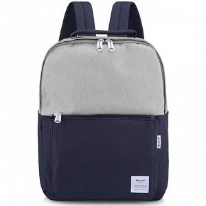 Рюкзак Himawari HW-0511 серый/темно-синий, 15.6"