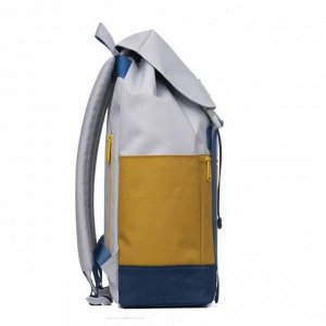 Рюкзак MAH MR20B1887B01 светло-серый/желтый/темно-синий, 15"