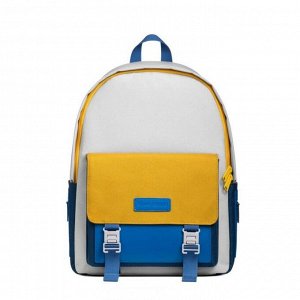 Рюкзак MAH MR20B1902B01 светло-серый/желтый/синий, 14"