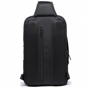 Рюкзак с USB,  молодежный, на одной лямке BANGE BG7079 серый, 9.7"