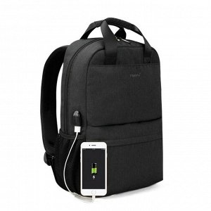 Рюкзак с USB,  для ноутбука, Tigernu T-B3508 темно-серый, 15,6"