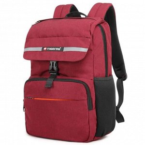 Рюкзак с USB,  для ноутбука, Tigernu T-B3900 красный, 15.6"