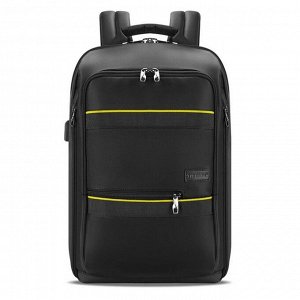 Рюкзак с USB,  Tigernu T-B3966 черный, 15.6"