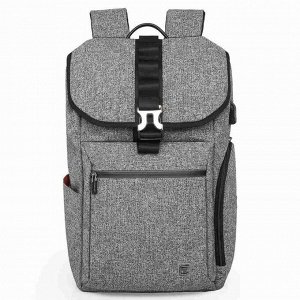 Рюкзак с USB,  TANGCOOL TC718 серый, 15.6"