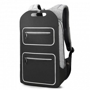 Рюкзак с USB,  для ноутбука, Tigernu T-B3662A черный, 15.6"