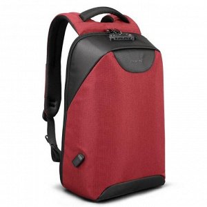 Рюкзак с USB,  для ноутбука, Tigernu T-B3611 красный, 15.6"