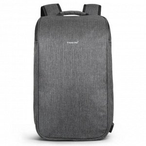 Рюкзак с USB,  Tigernu T-B3385P черный/серый, 15.6"