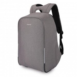 Рюкзак с USB,  Tigernu T-B3213 светло-серый, 16"