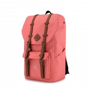 Рюкзак с USB,  OKTA Himawari HW-1902 розовый, 15.6"