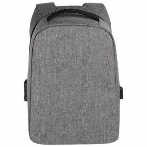 Рюкзак inGreed серый, с USB-портом