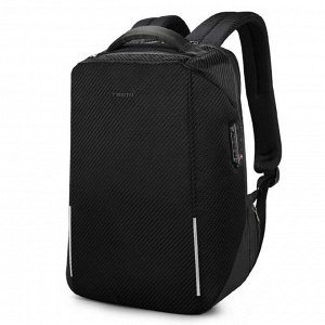Рюкзак с USB,  для ноутбука, Tigernu T-B3655 черный, 15.6"