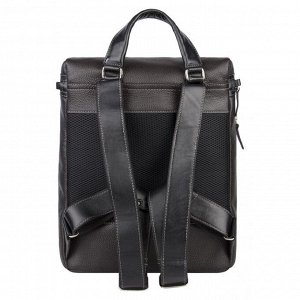 Рюкзак мужской, коричнево-черный, 295x380x120
