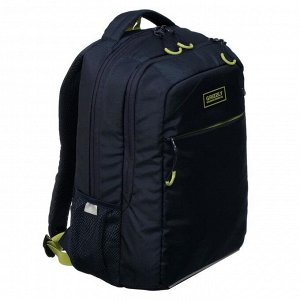 Рюкзак школьный,  RB-156, 39x28x19 см, эргономичная спинка, отделение для ноутбука, синий