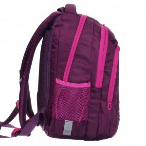 Рюкзак школьный, Grizzly RG-162, 41x27x20 см, эргономичная спинка, отделение для ноутбука, «Звёзды»