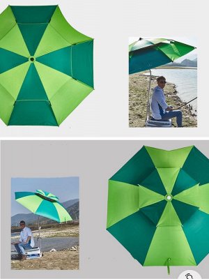 Зонт Основание зонта гнется за счет чего вы можете изменить наклон.
Реальная модель в доп. фото.
Отличный лаковый чехол
Колышки для фиксации