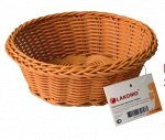 Корзина для хранения круглая 16х5см, цв.лавандовый B39698 ВЭД