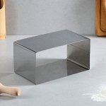 Форма для выпечки и выкладки &quot;Прямоугольная&quot;, H-12 см, 10 х 20 см