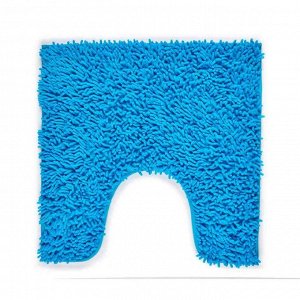 Коврик с вырезом «Макароны», 60х60 см, цвет голубой 6870137