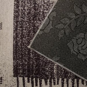 Коврик Доляна «Венги», 60x100 см, цвет серый