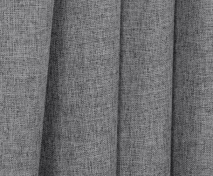 Комплект штор (2 шт*200 см) цвет серый натуральный 100% блэкаут