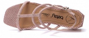 Betsy 917044/08-03 розовый иск.кожа под рептилию женские туфли открытые (В-Л 2021)