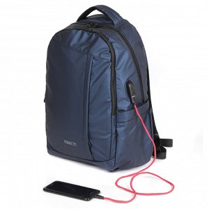 Рюкзак с USB-портом, нейлон, FABRETTI 3175-8