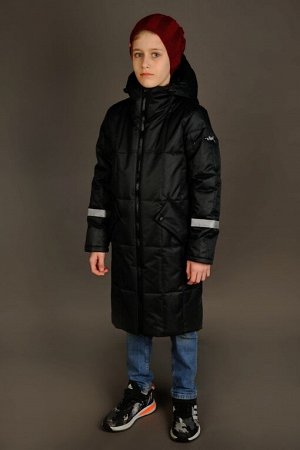 Зимняя удлиненная куртка для мальчика