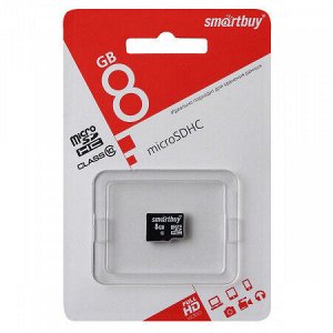 Micro SDHC карта памяти 8ГБ SmartBay Class 10