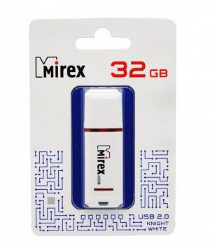 USB карта памяти 32ГБ Mirex Knight White (13600-FMUKWH32)