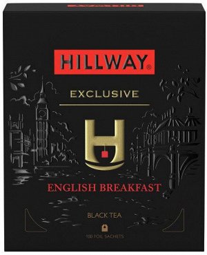 Черный чай Hillway English Breakfast в саше, 100 шт