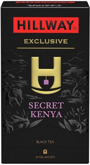 Черный чай Hillway Secret Kenya в саше, 25 шт
