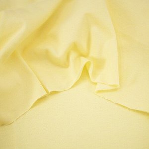 Ткань кулирка гладкокрашеная М-2013 цвет светло-желтый