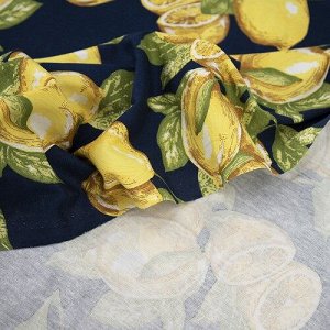 Ткань кулирка R6162-V1 Лимоны