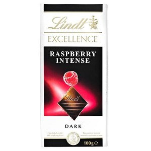 Шоколад LINDT EXCELLENCE RASPBERRY INTENSE 100 г
