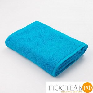 Полотенце махровое «Экономь и Я», размер 70х130 см, цвет голубой