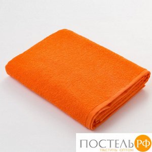 Полотенце махровое «Экономь и Я», размер 50х90 см, цвет оранжевый