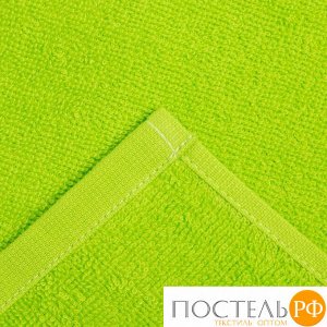 Полотенце махровое «Экономь и Я» 100х150 см, цвет ярко-зелёный