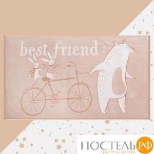 Полотенце махровое "Этель" Best friend, 70х130 см, 100% хлопок, 420гр/м2 5287915