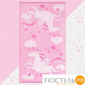 Полотенце махровое "Этель" Pink Unicorn, 70х130 см, 100% хлопок, 420гр/м2 5287918