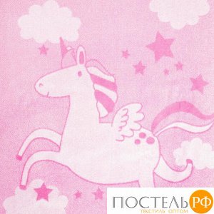 Полотенце махровое "Этель" Pink Unicorn, 70х130 см, 100% хлопок, 420гр/м2 5287918