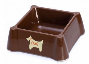 Миска Догги пластиковая для собак 22,7*7,8 см 1,25л